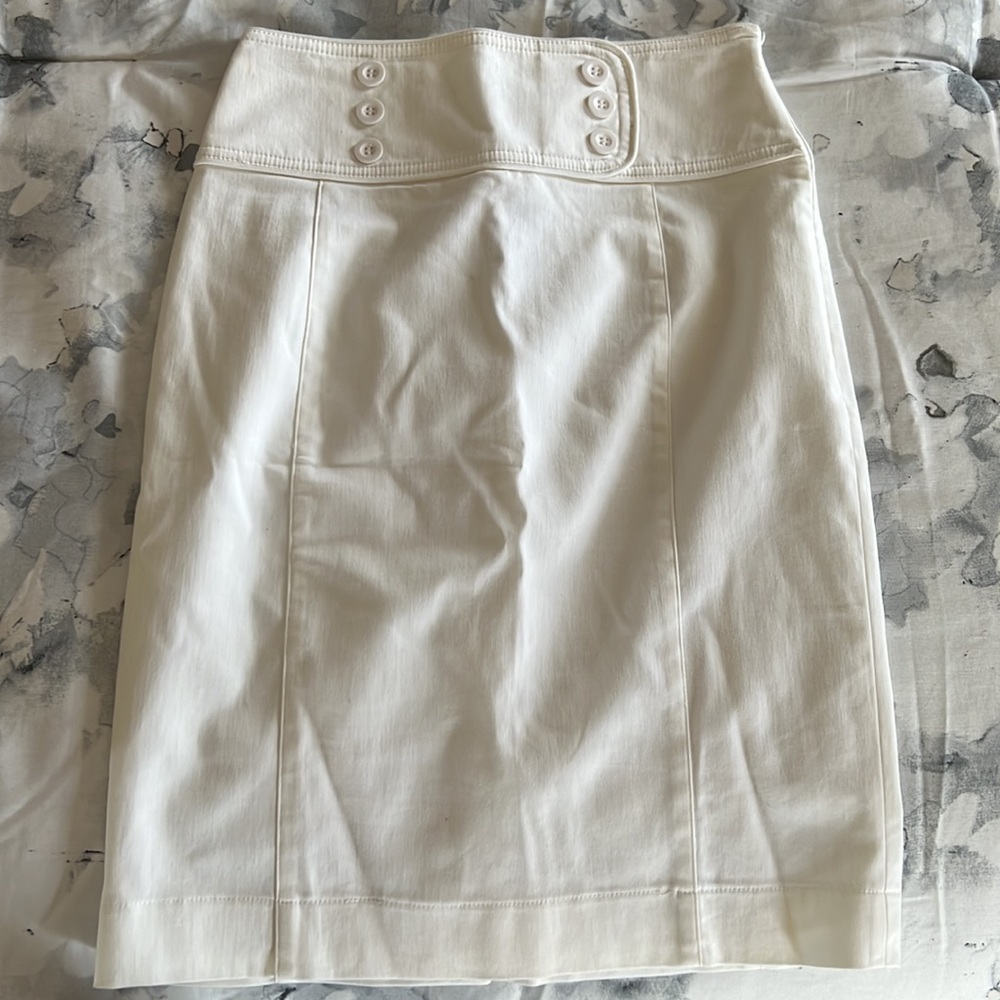 White Pencil Skirt